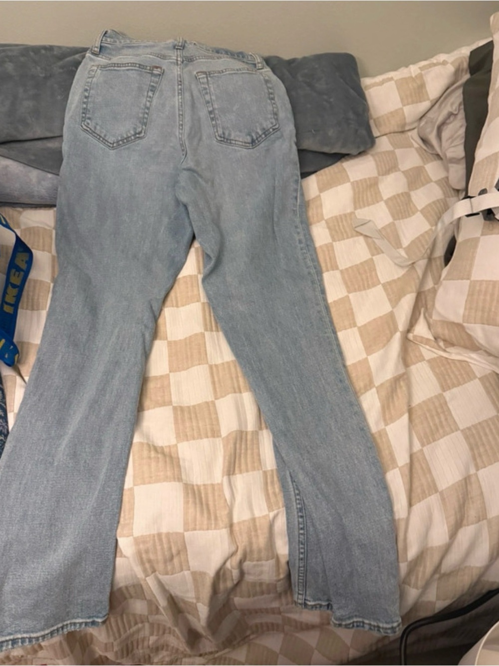 Abercrombie & Fitch Light Blue Flared Jeans